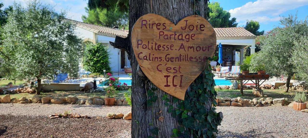 Fenetre Sur Les Alpilles Bed & Breakfast แซ็ง-มาร์ตอง-เดอ-ครูว์ ภายนอก รูปภาพ